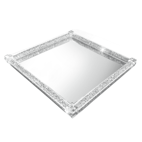 Crushed Diamond Square Tray