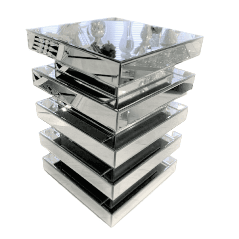 Mirrored Bedside Stand 7