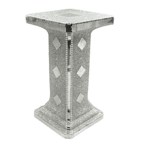 Mirrored SideTable Modern Stand Bed Side (14)