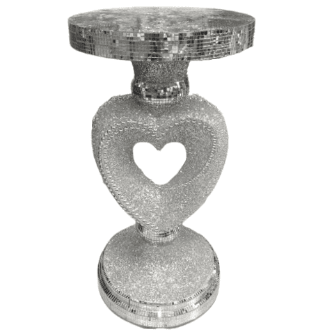 Mirrored SideTable Modern Stand Bed Side (20)