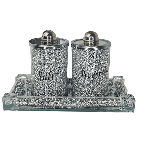Salt and Pepper Set with Tray