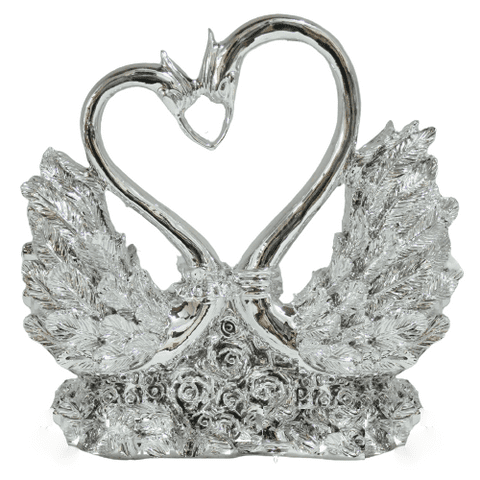 Silver Pair of Swans