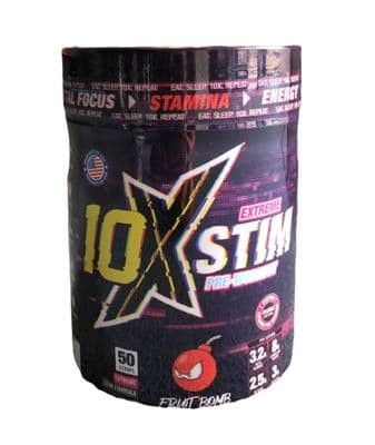 10X Athletic Extreme STIM Pre Workout 600g OFFER FREE 10 X SHAKER