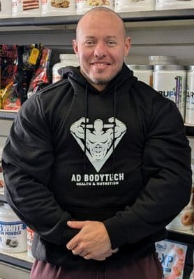 BLACK AD BODYTECH HEALTH & NUTRITION HOODIE