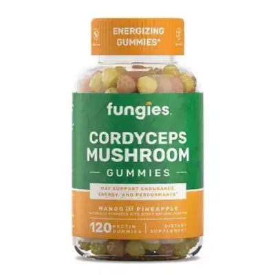 Cordyceps Mushroom Gummies, Mango & Pineapple - 120 gummies