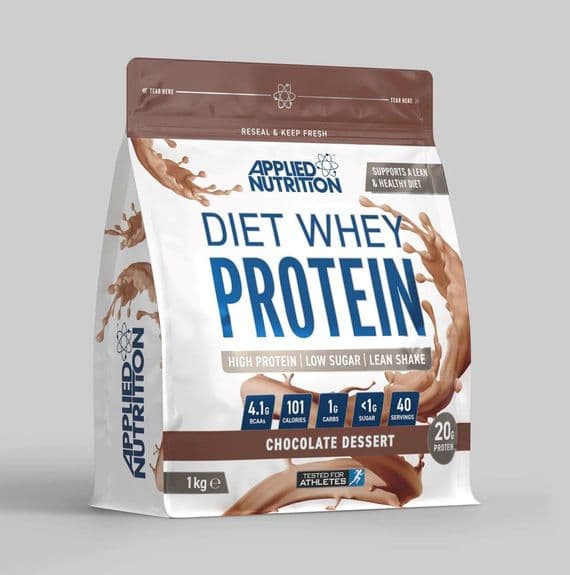 DIET WHEY 1KG OFFER FREe  APPLIED nutrition steel SHAKER.