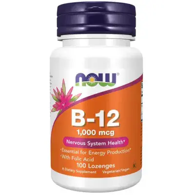 NOW Foods Vitamin B-12 1000mcg Lozenges