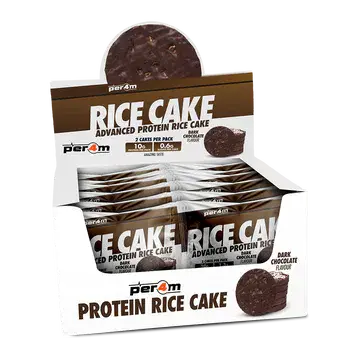 PER4M Dark Chocolate Rice Cakes Twin Packs (Box of 12)