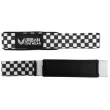 Urban Gym Wear Padded Lifting Straps - Check