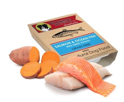 Grain Free Working Dog - Salmon & Ocean Fish with Sweet Potato & Veg (Wet Trays) 10 x 395g