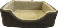 Luxury Country Check Rectangle Bed