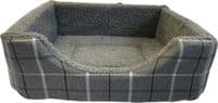 Luxury Country Check Rectangle Bed