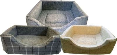 Luxury Country Check Rectangle Bed