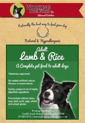 Naturally Preserved & Hypo-allergenic Adult Lamb & Rice Complete Dry Dog Food
