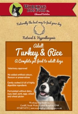 Naturally Preserved & Hypo-allergenic Adult Turkey & Rice Complete Dry Dog Food