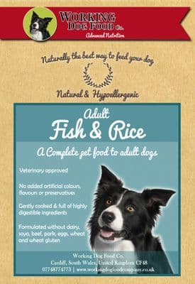 Naturally Preserved & Hypo-allergenic Adult White Fish & Rice Complete Dry Dog Food