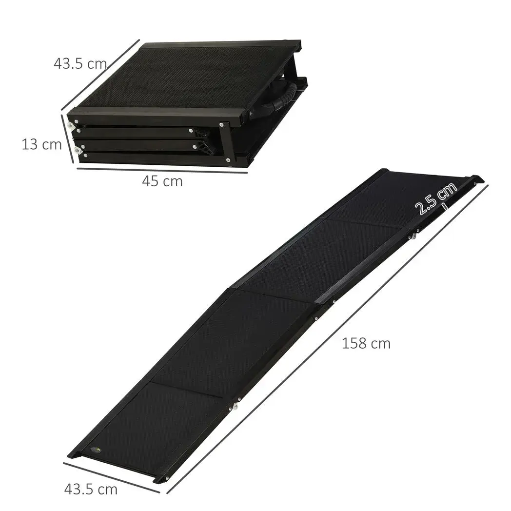 Tri fold dog ramp for car hot sale