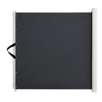 Retractable Dog Gate Pet Safety Gate for Stair 115L x 82.5H cm - Grey