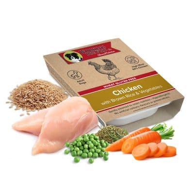 Wheat Gluten Free Working Dog – Chicken with Brown Rice & Vegetables (Wet Tray) 10 x 395g