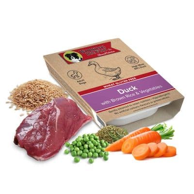 Wheat Gluten Free Working Dog – Duck with Brown Rice & Vegetables (Wet Tray) 10 x 395g