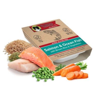 Wheat Gluten Free Working Dog – Ocean Fish with Brown Rice & Vegetables (Wet Tray) 10 x 395g