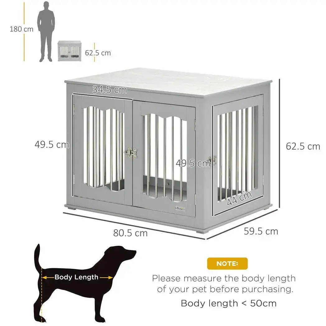 Three door online dog crate