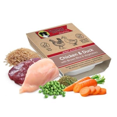 Working Dog Food Co. – Chicken & Duck with Brown Rice & Vegetables (Wet Tray) 10 x 395g