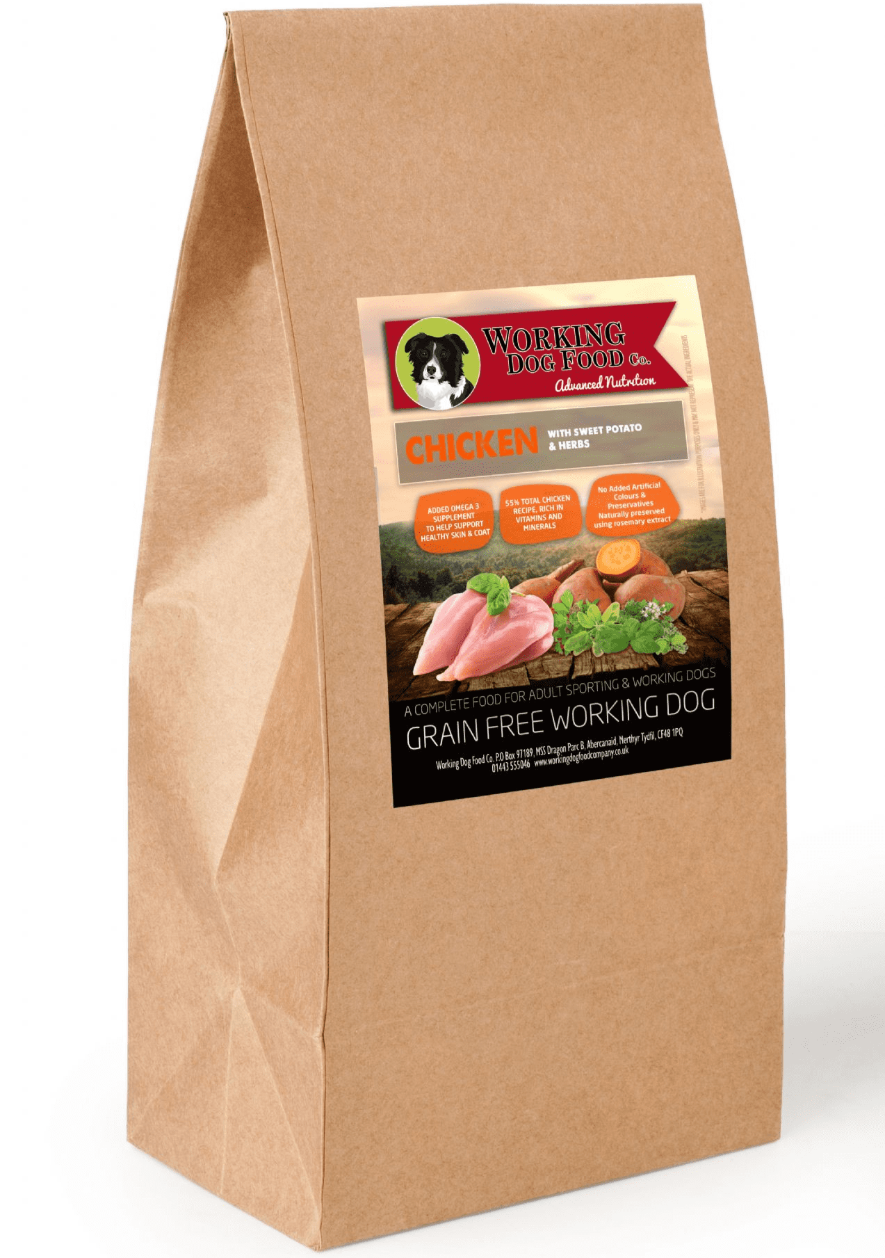 Working Dog Food Co Grain Free Chicken With Sweet Potato Herbs working-dog-food-co-grain-free-chicken-with-sweet-potato-herbs