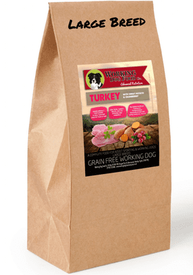 Working Dog Food Co. Grain Free Large Breed Turkey With Sweet Potato & Cranberry