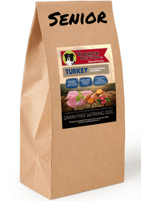 Working Dog Food Co. Grain Free SENIOR* Turkey With Sweet Potato & Cranberry