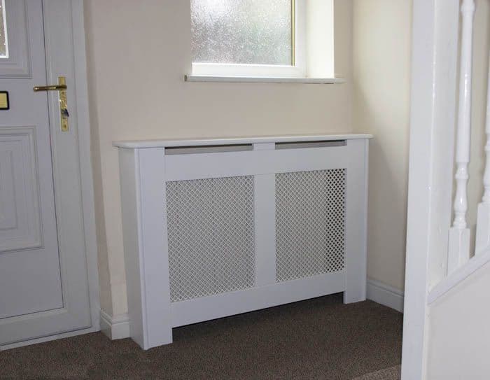 radiator cabinets satin white finish sizes of mini small medium large ...