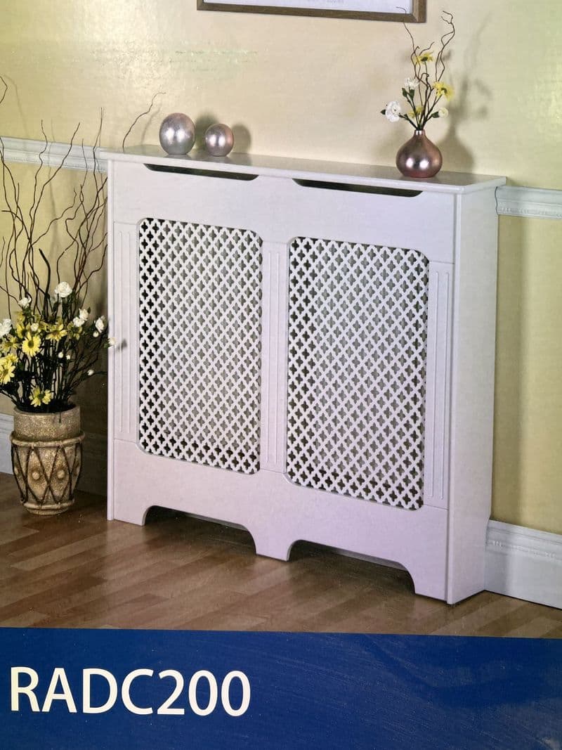 Untreated MDF radiator cover small size