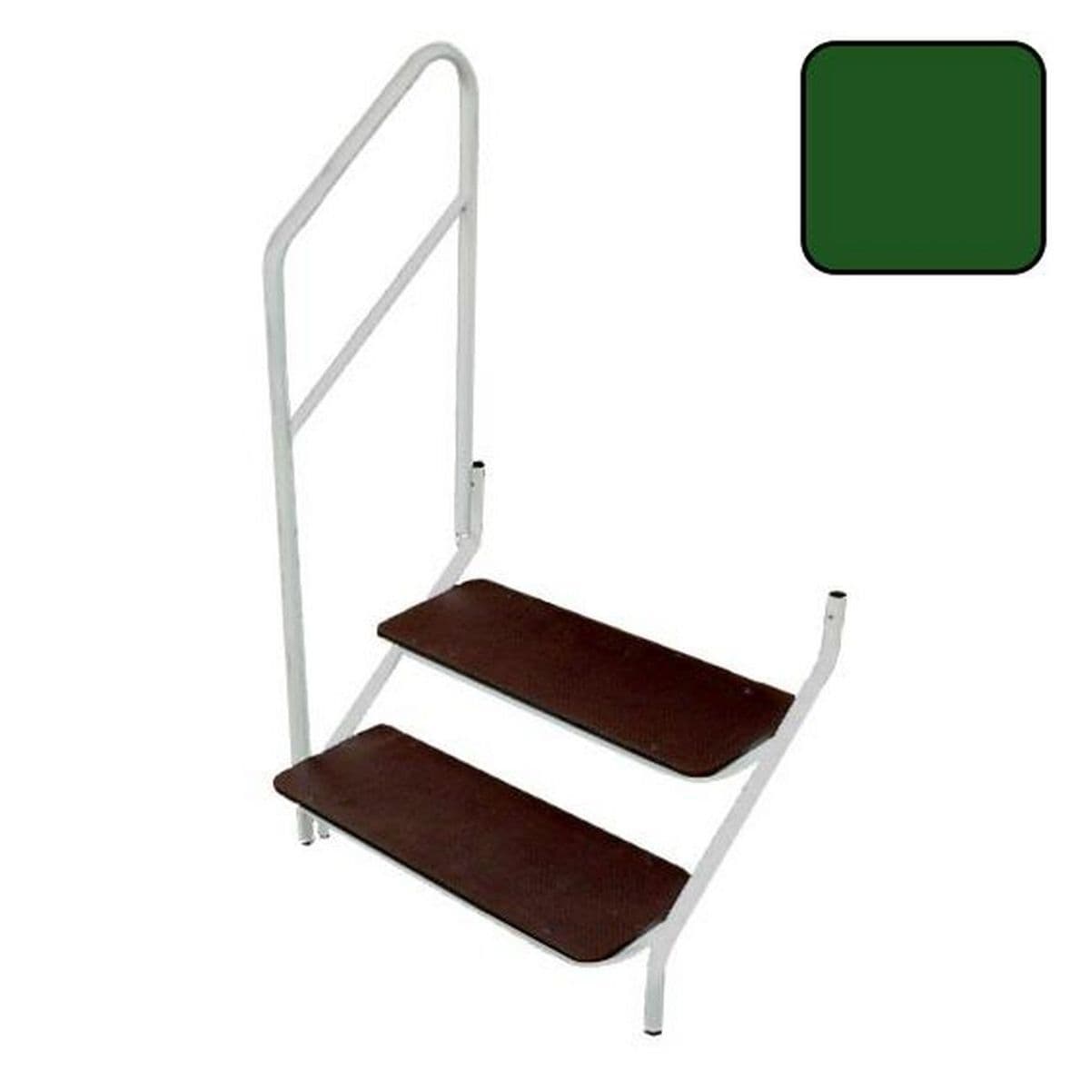 BOLT ON STATIC CARAVAN STEP STAINLESS STEEL