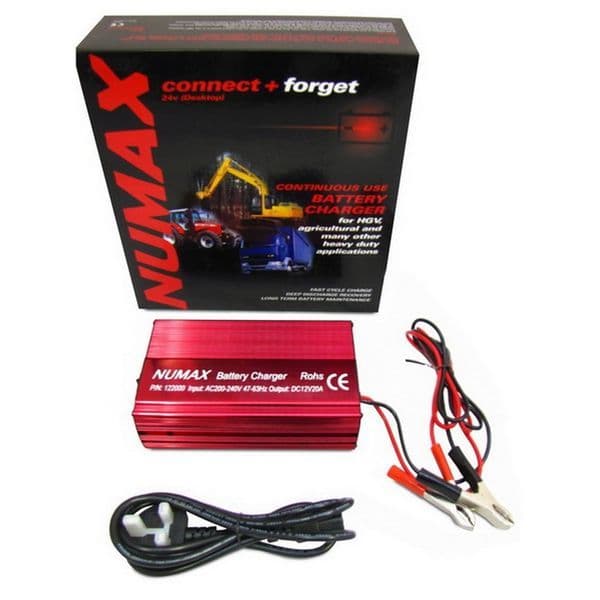 Numax Battery Charger 12V 20 Amp