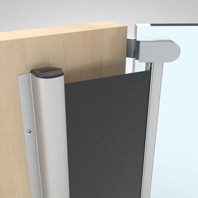 Glass Door Finger Guard : Anti Finger Trapping Device.