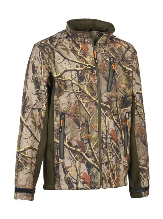 Percussion Softshell Hunting Jacket GhostCamo Forest