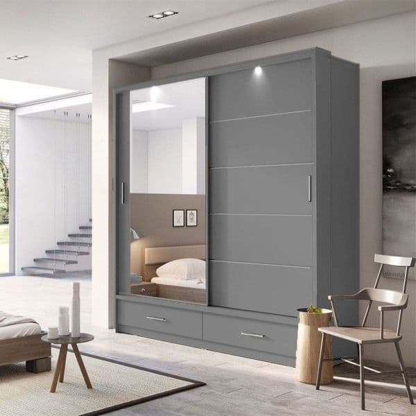 Alpha 2 Door Sliding Wardrobe