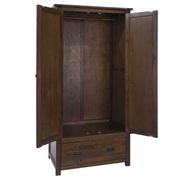 Boston 2 door, 1 drawer wardrobe