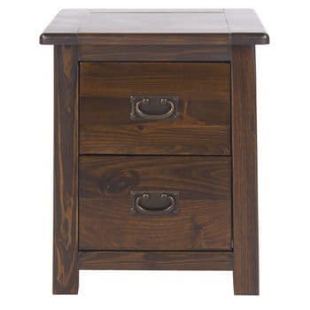 Boston 2 Drawer Bedside Cabinet