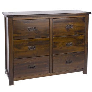 Boston 3+3 drawer wide chest