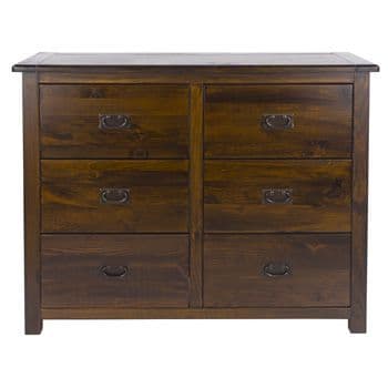 Boston 3+3 drawer wide chest