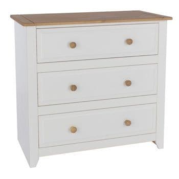 Capri 3 drawer chest