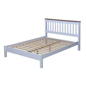 Capri 4'6" slatted lowend bedstead