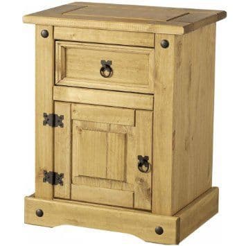 Corona 1 Drawer 1 Door Bedside Cabinet