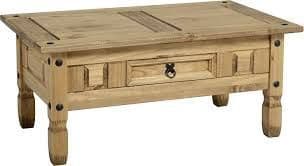 Corona 1 Drawer Coffee Table