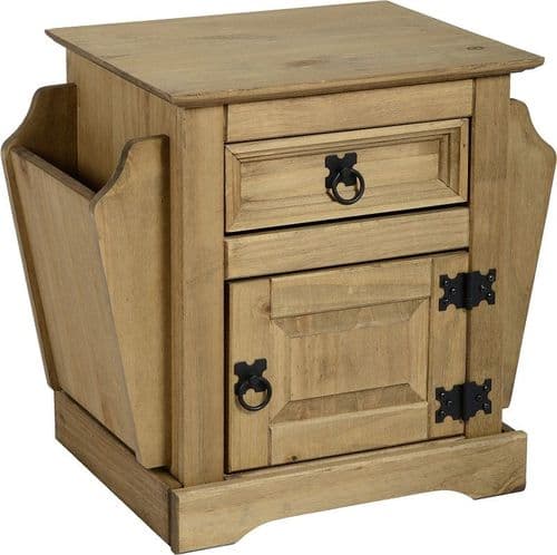 Corona 1 Drawer Magazine Table