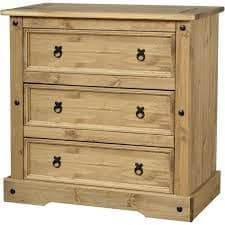 Corona 3 Drawer Chest