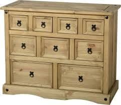 Corona 4+3+2 Drawer Merchant Chest