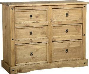 Corona 6 Drawer Chest