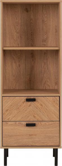 LEON 2 DRAWER 2 SHELF CABINET